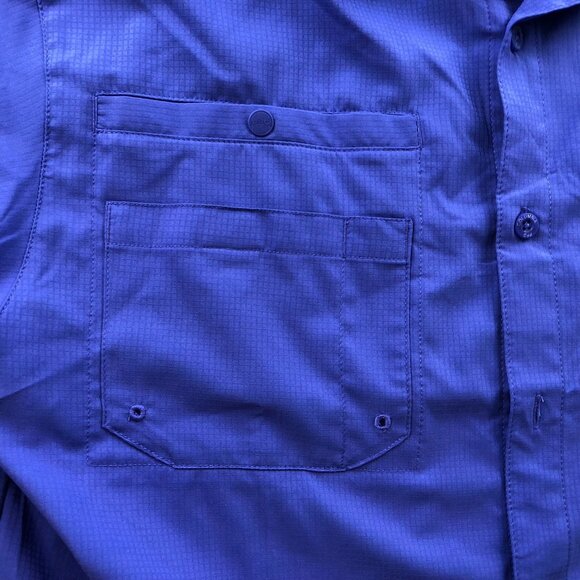 Columbia Mens Fishing Shirt Medium Long Sleeve Activewear Button Up Outdoors - Picture 8 of 15